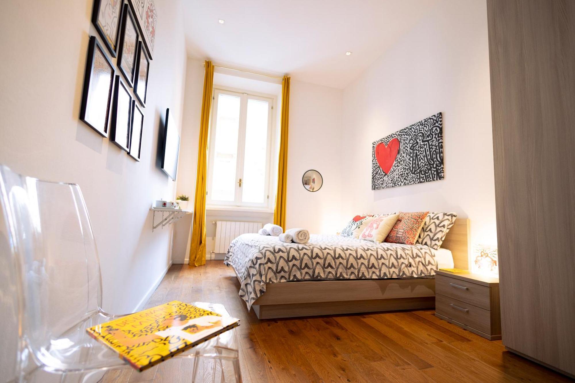The Keith Haring Room - Private Bedroom Milan Luaran gambar